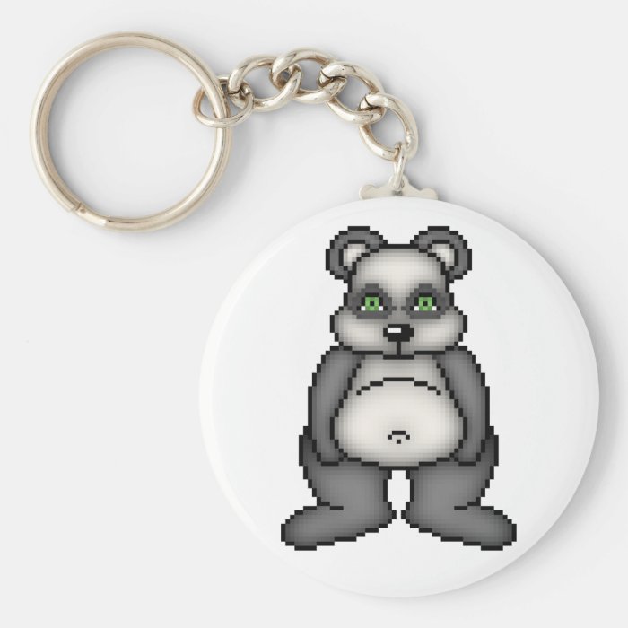 Lura Critter Jelly Panda Bear Keychains