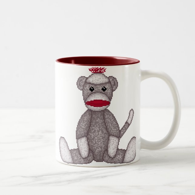 Lura's Sock Monkey Mug (Right)