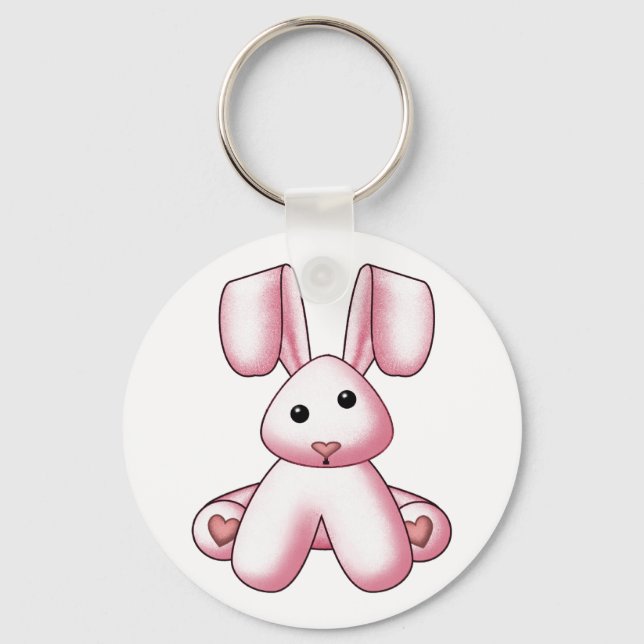 Lura's Stuffed Bunny 4 Keychain (Front)