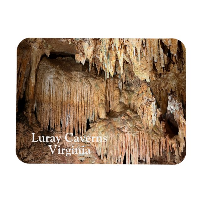 Luray Caverns in Virginia Magnet (Horizontal)