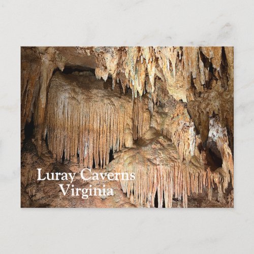 Luray Caverns in Virginia Postcard