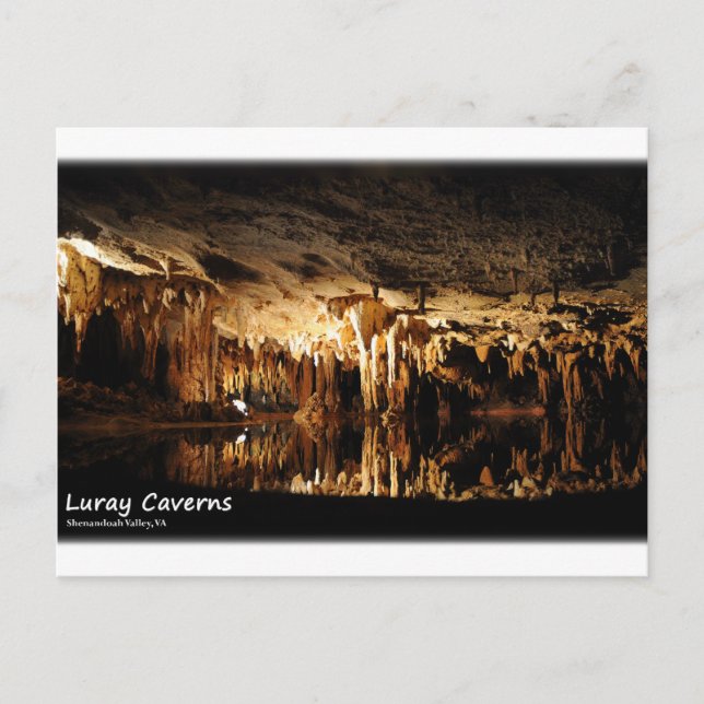 Luray Caverns, Shenandoah Valley Virginia Postcard (Front)