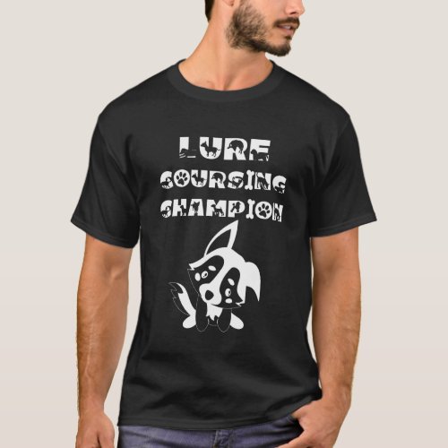 Lure Coursing Champion Dog Sillouette T_Shirt