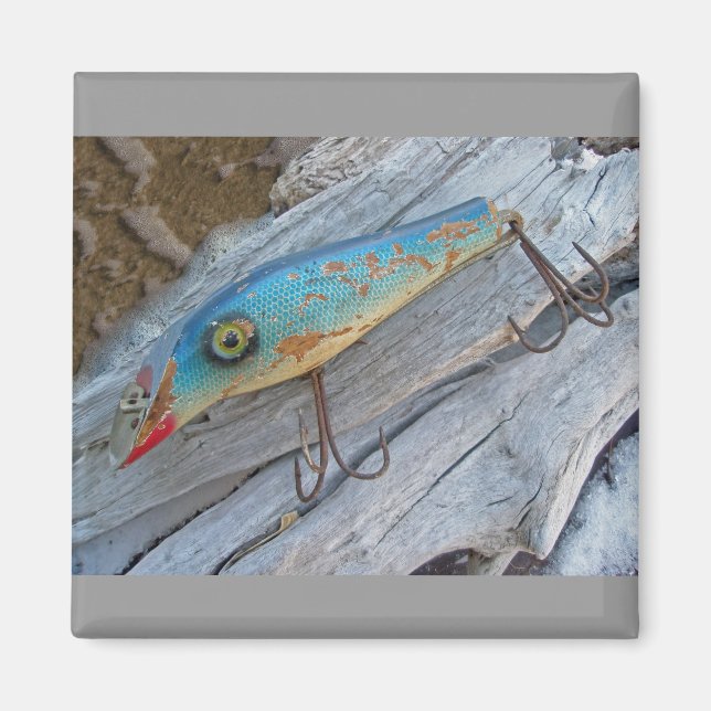 Lure P & K Lippy Chicago IL 1940's Magnet (Front)