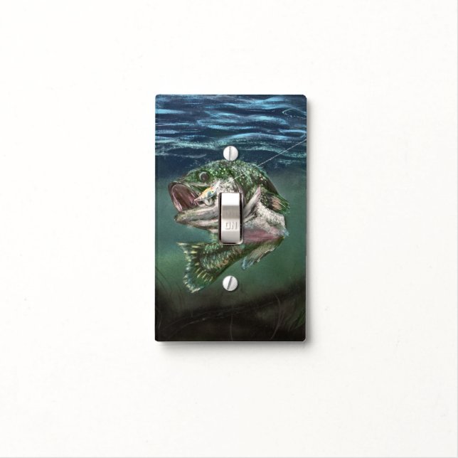 Lured In Light Switch Cover (In Situ)