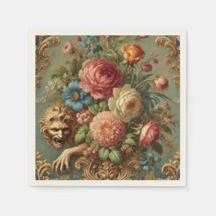 Lurking in Luxury – Gothic Floral Design Napkins