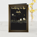 Lurking in the Dark Foil Greeting Card