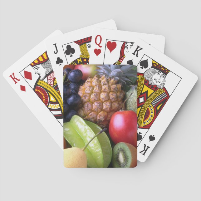 Luscious Fruits Personalized Playing Cards (Back)