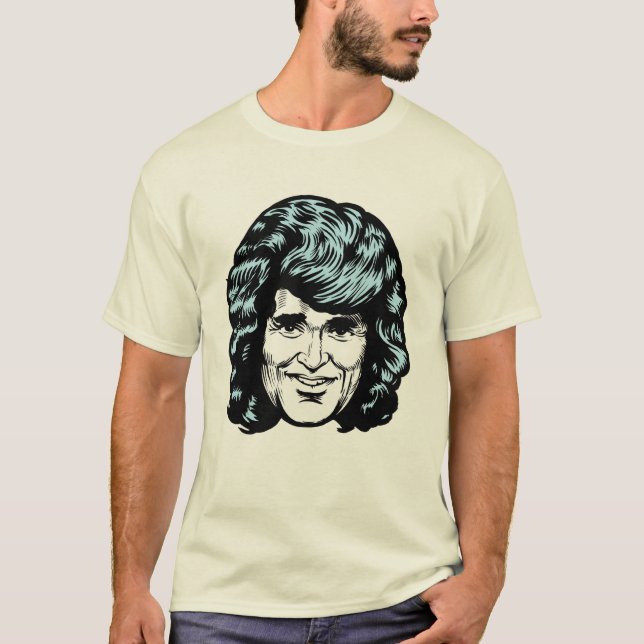Luscious Hair Head T-Shirt (Front)