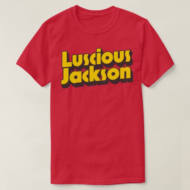 Luscious Jackson 90s Style Fan Design 2 T-Shirt (Design Front)