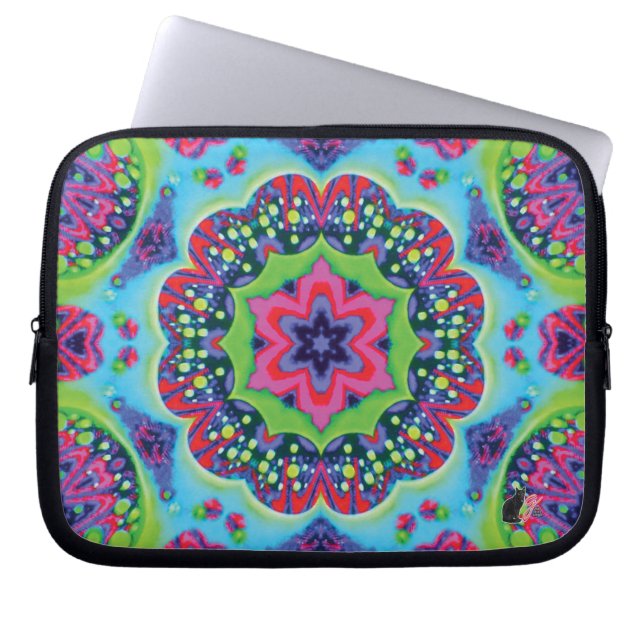 Luscious Kaleidoscope Laptop Sleeve (Front)