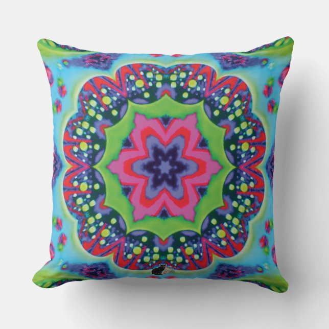 Luscious Kaleidoscope Pillow (Front)
