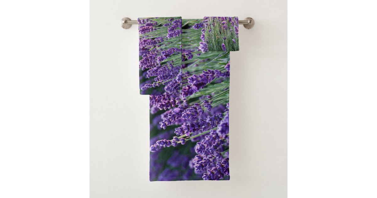 Luscious Lavender Bath Towel Set Zazzle