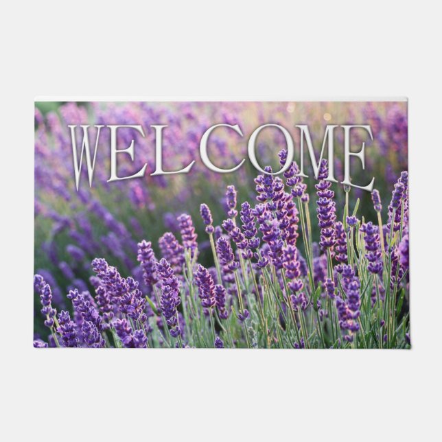 Luscious Lavender  Doormat (Front)
