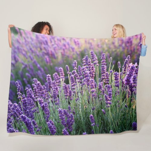 Luscious Lavender  Fleece Blanket