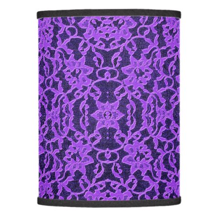 Luscious Lavender Purple Lace Lamp Shade