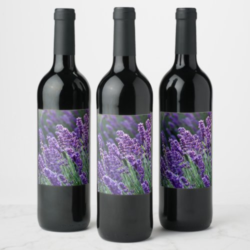 Luscious Lavender  Wine Label