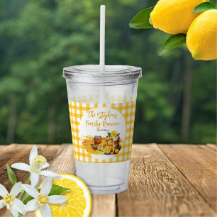 Luscious Lemon Cake Ginger Tea Family Reunion Acrylic Tumbler