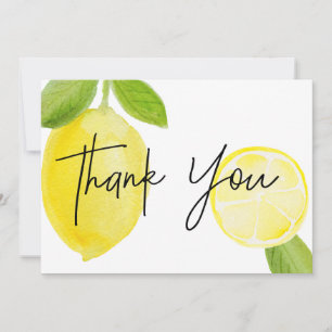 Luscious Lemon Thank You Card
