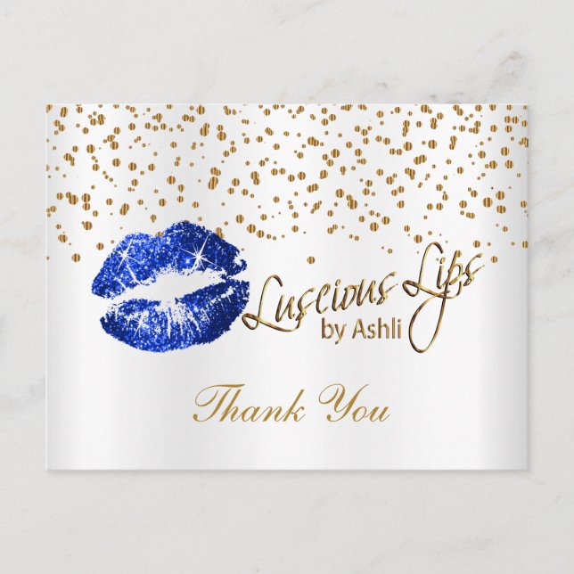 Luscious Lips - Thank you Postcard (Front)