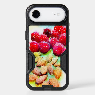 Luscious Raspberries and Almond Watercolor Artwork iPhone 17 Air Case