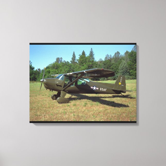 Luscombe, T-8F, 1948_Classic Aviation Canvas Print (Front)
