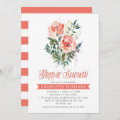 Lush Blooms Bridal Shower Invitation (Front/Back)
