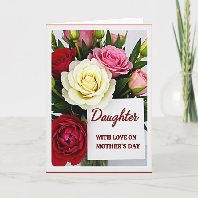 Lush Blooms Mothers Day Card (Front)