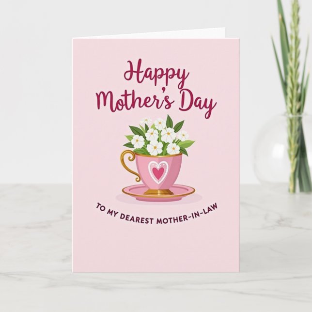 Lush Blossoms Mothers Day Card (Front)