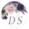 Lush Blossoms | Purple and Pink Rose Save the Date
