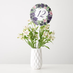 Lush Blossoms Purple and Pink Rose Wreath Floral Balloon