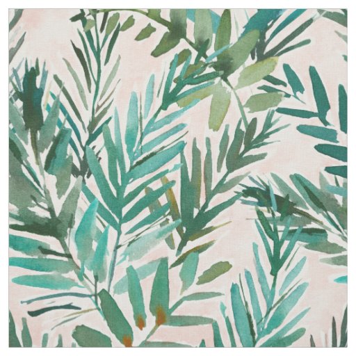 LUSH BLUSH Sunset Palms Fabric