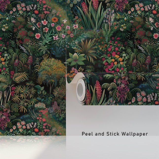 Lush Botanical Garden Peel & Stick Wallpaper (Creator Uploaded)