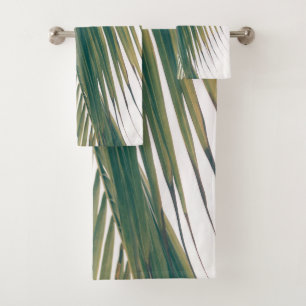 Lush Caribbean Palm 3 #palm#tropical  Bath Towel Set