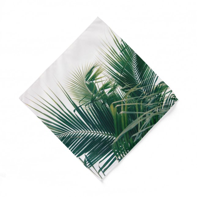 Lush Caribbean Palms 13 #palms#tropical Bandana (Front)