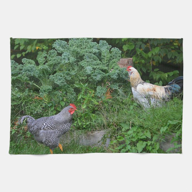 Lush Chicken Kitchen Towel (Horizontal)
