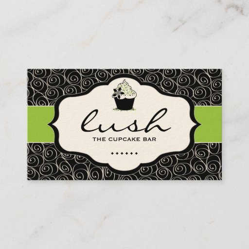 Customizable Lush Cupcake Design - CUSTOM BUSINESS CARD