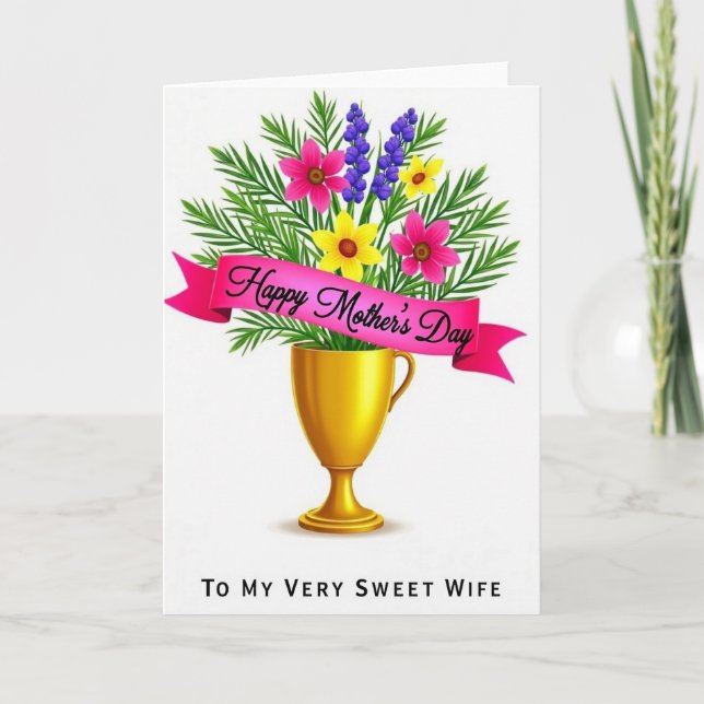 Lush Foliage Mothers Day Card (Front)