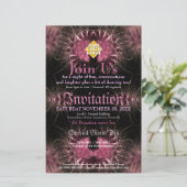 Lush Fractal Invitation Event Flyer (Standing Front)