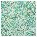LUSH FREEDOM Watercolor Palm Print Fabric