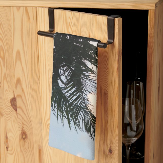 Lush Glam Palm Tree 1 Kitchen Towel (Thirds Fold)