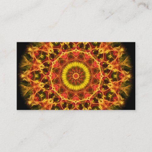 Lush Glow  kaleidoscope Business Card