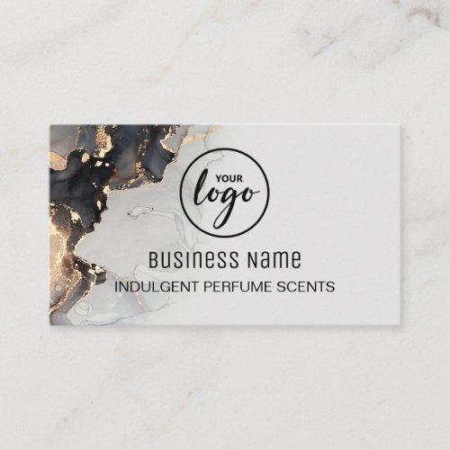 Lush Gold Vein Perfume Business Card
