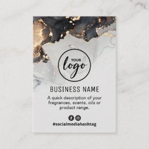 Lush Gold Vein Perfume Fragrance List Business Card