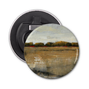 Lush Green Countryside Landscape Bottle Opener