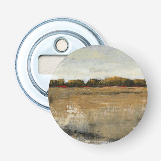 Lush Green Countryside Landscape Bottle Opener (Front)