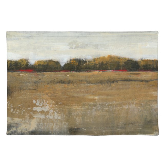 Lush Green Countryside Landscape Cloth Placemat (Front)