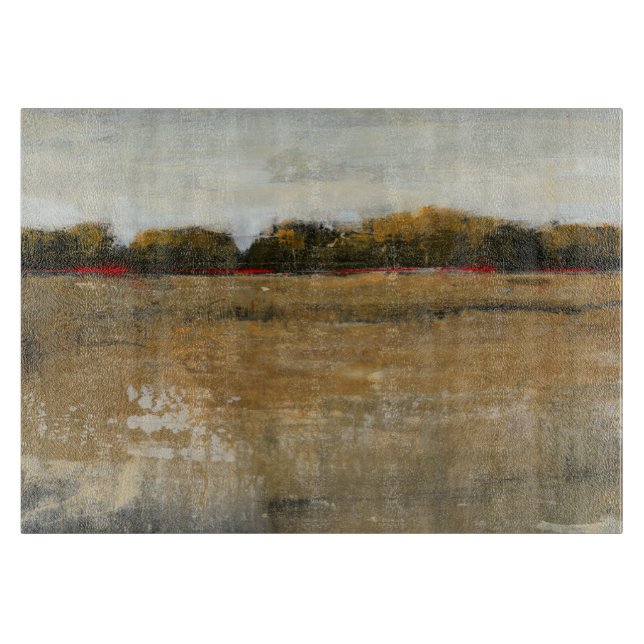 Lush Green Countryside Landscape Cutting Board (Front)