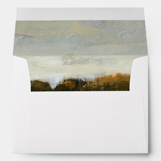 Lush Green Countryside Landscape Envelope (Back (Bottom))