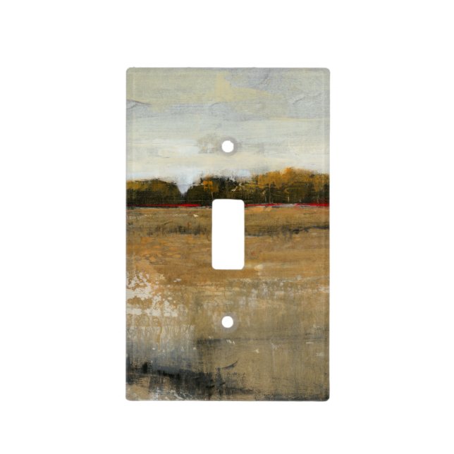 Lush Green Countryside Landscape Light Switch Cover (Front)